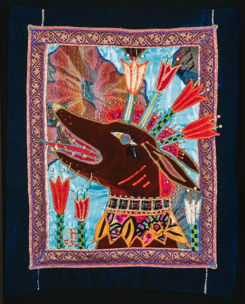 1995 Punainen koira laulaa (Red Dog Singing) 55 x 52