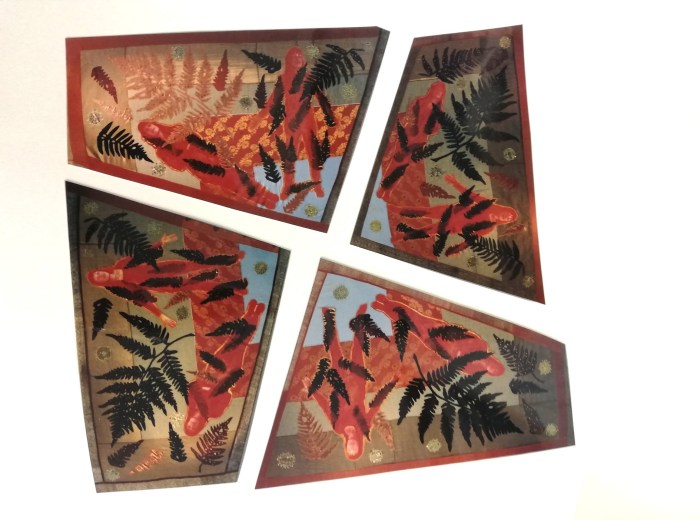 2000 Ruletti (neljä osaa) (Roulette, four parts) osat (one part) 157 x 210